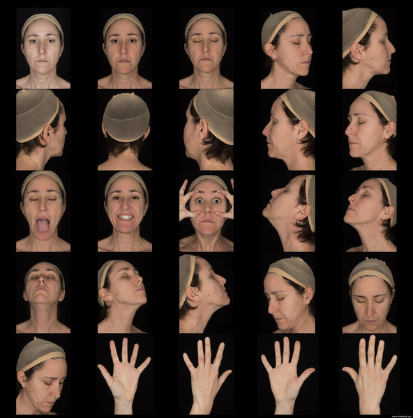 Female Face 50s FullFace #27 - Texturing.xyz