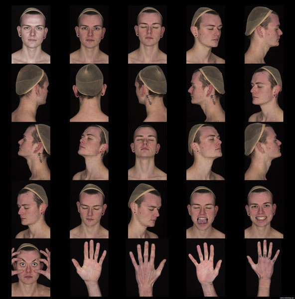 Male Face 20s FullFace #27 - Texturing.xyz