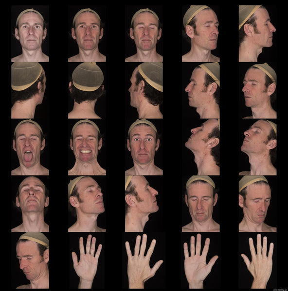 Male Face 40s FullFace #37 - Texturing.xyz