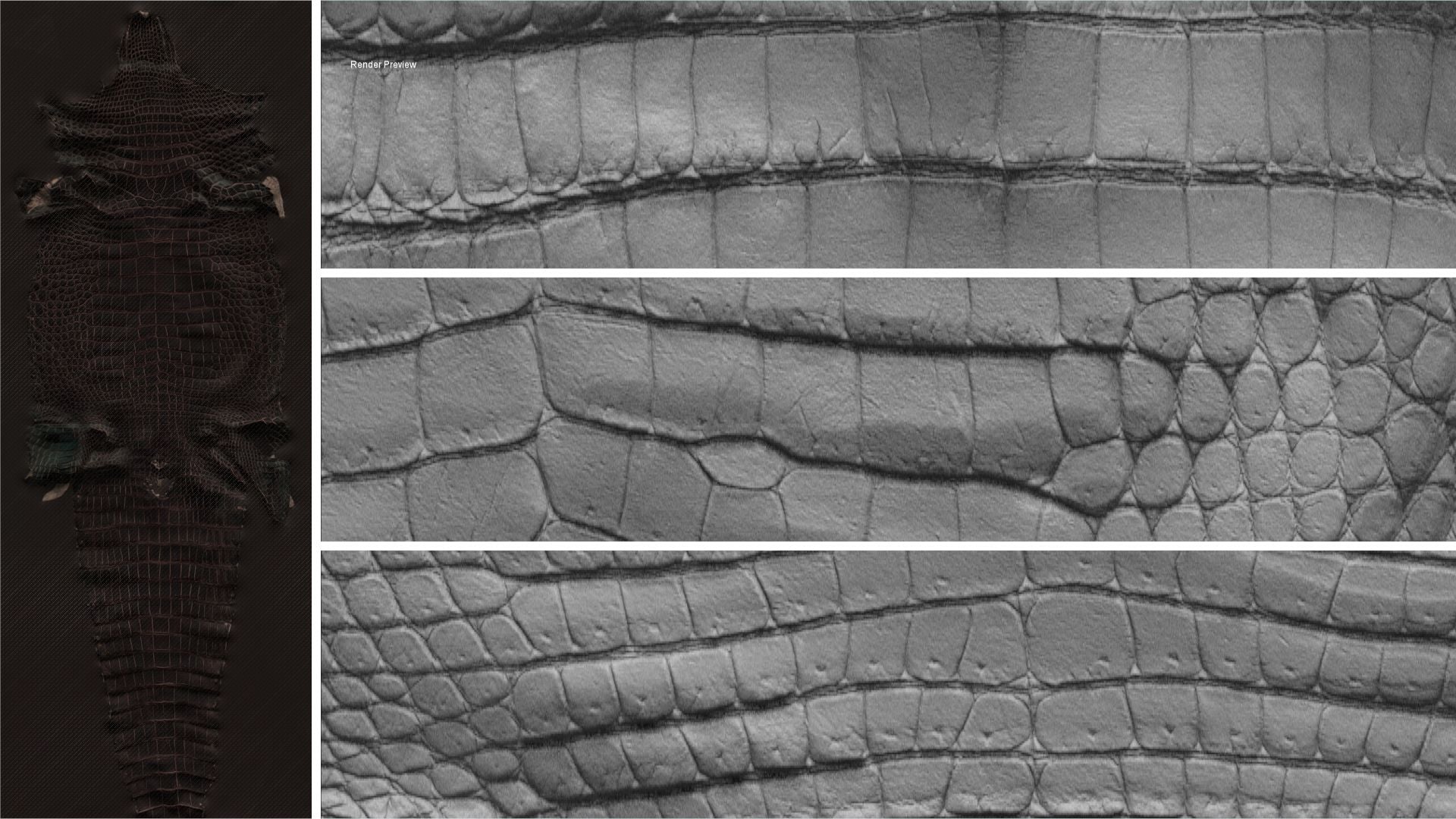 crocodile bump texture