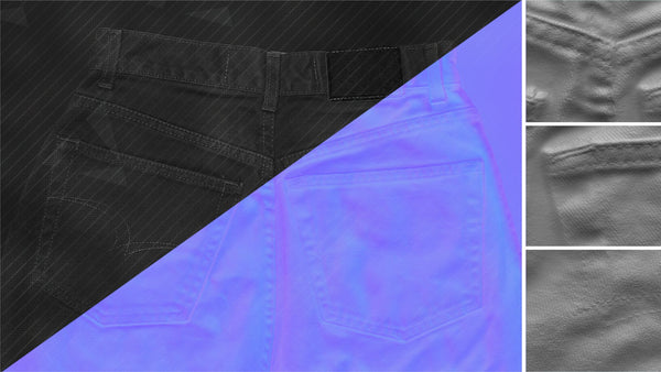 Denim trousers #14 - Texturing.xyz