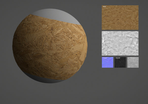 Particleboard #01 - Texturing.xyz
