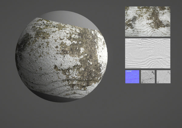 Painted concrete #01 - Texturing.xyz