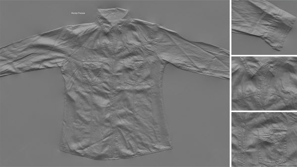 Denim shirt #03 - Texturing.xyz