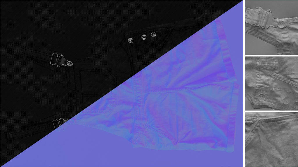 Denim overalls #03 – Texturing.xyz