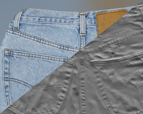 Denim trousers #18 - Texturing.xyz
